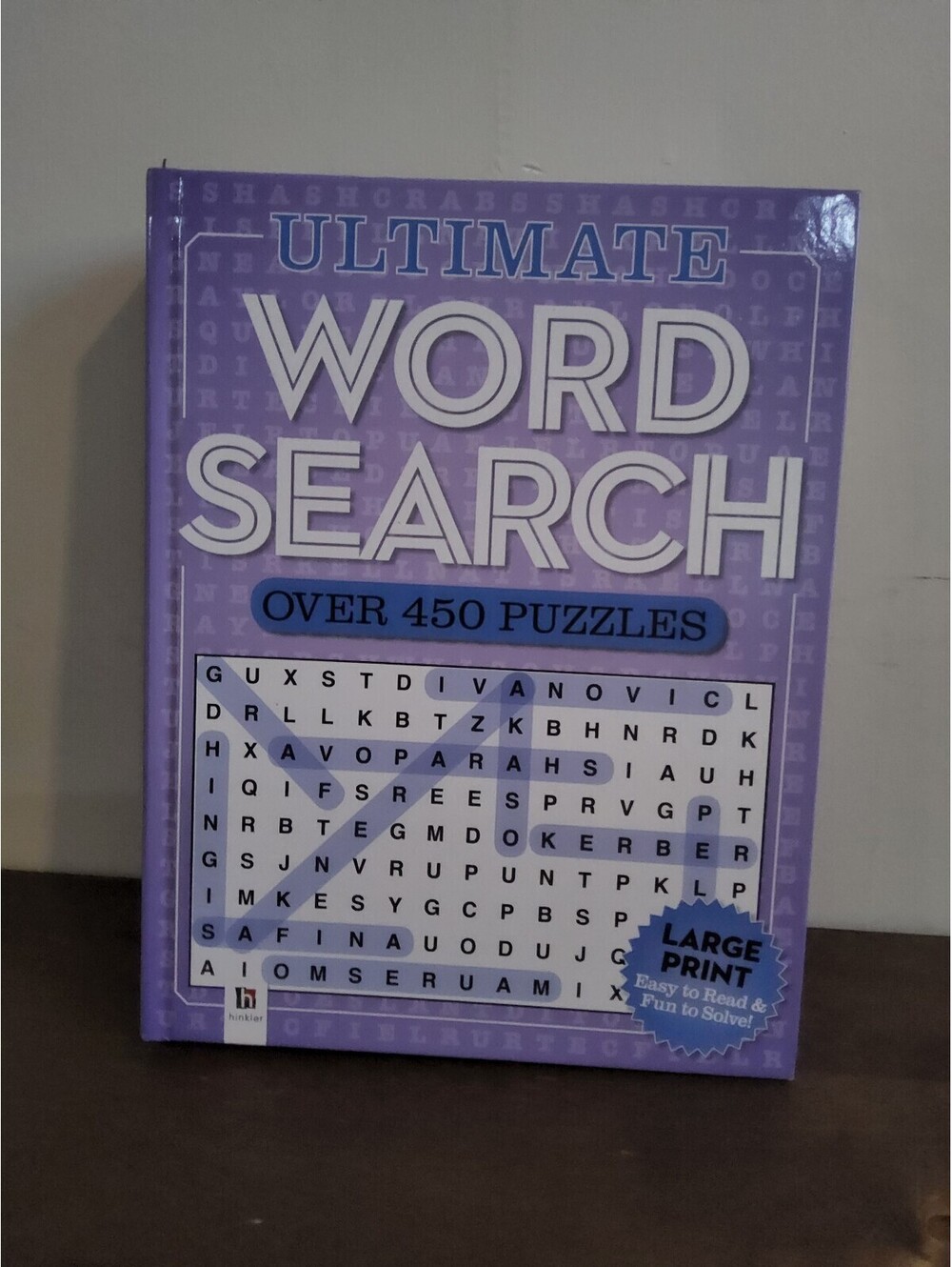 Ultimate Word Search Large Print Hardcover 450+ Puzzles Hinkler 2019